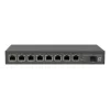 LevelOne GEP-0925 Switch de rede não gerido 2.5G Ethernet (100/1000/2500) Power over Ethernet (PoE) Preto