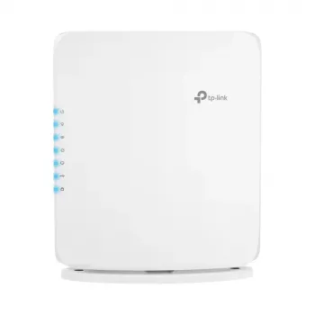 Router Wi-Fi TP‑Link Archer BE450 — Dual‑Band (2,4/5 GHz), Wi‑Fi 7, Multi‑Gigabit Ethernet, 5x LAN, USB, branco