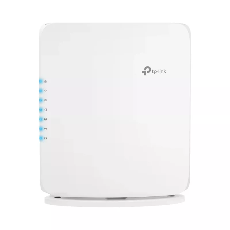 Router Wi-Fi TP‑Link Archer BE450 — Dual‑Band (2,4/5 GHz), Wi‑Fi 7, Multi‑Gigabit Ethernet, 5x LAN, USB, branco