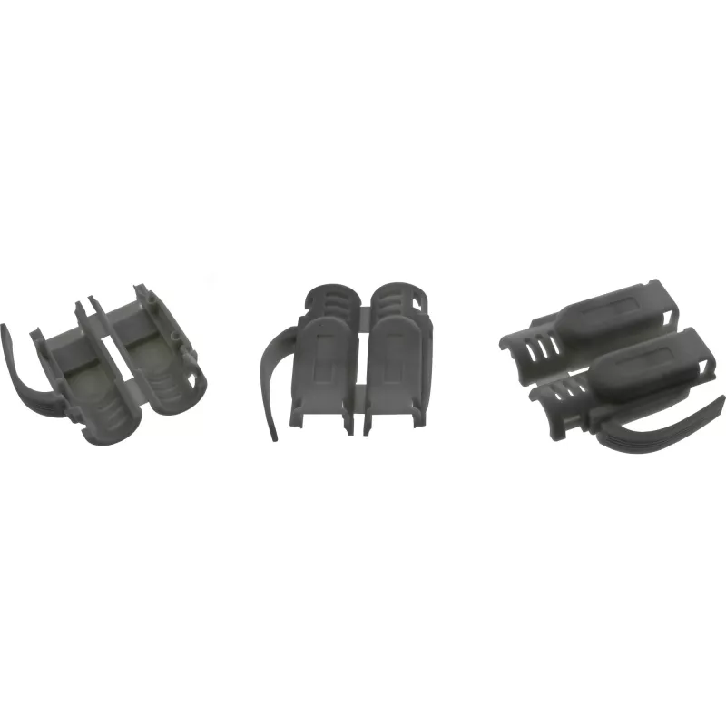 Ficha de cravar InLine Cat.6A RJ45 blindada, 3 peças preta, pack de 100