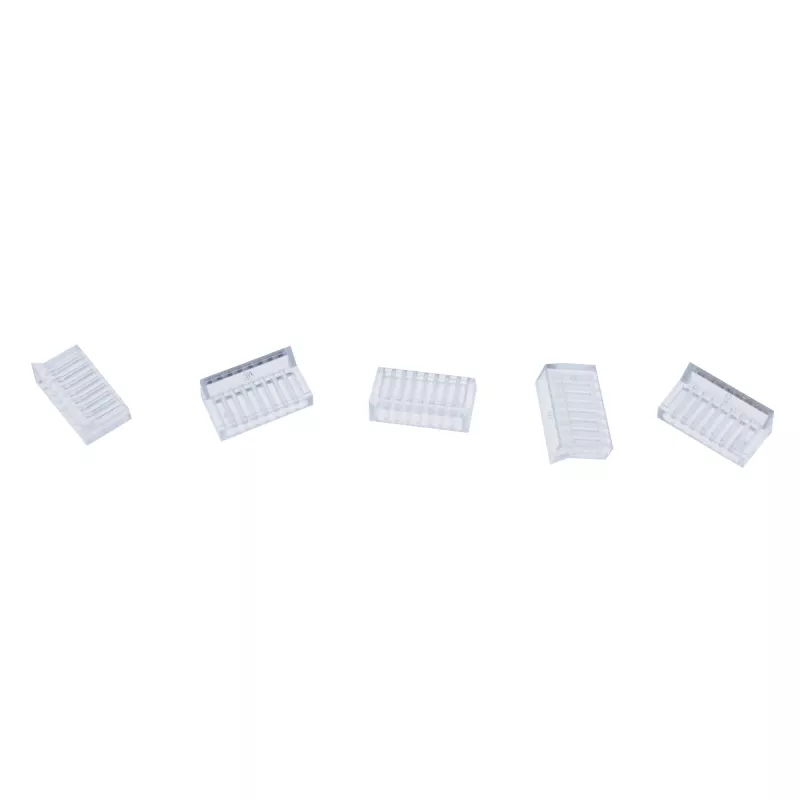 InLine Ficha de crimpagem Cat.6A RJ45 blindada, 3 peças cinzento pack de 100