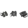 InLine Ficha de crimpagem Cat.6A RJ45 blindada, 3 peças preto pack de 10