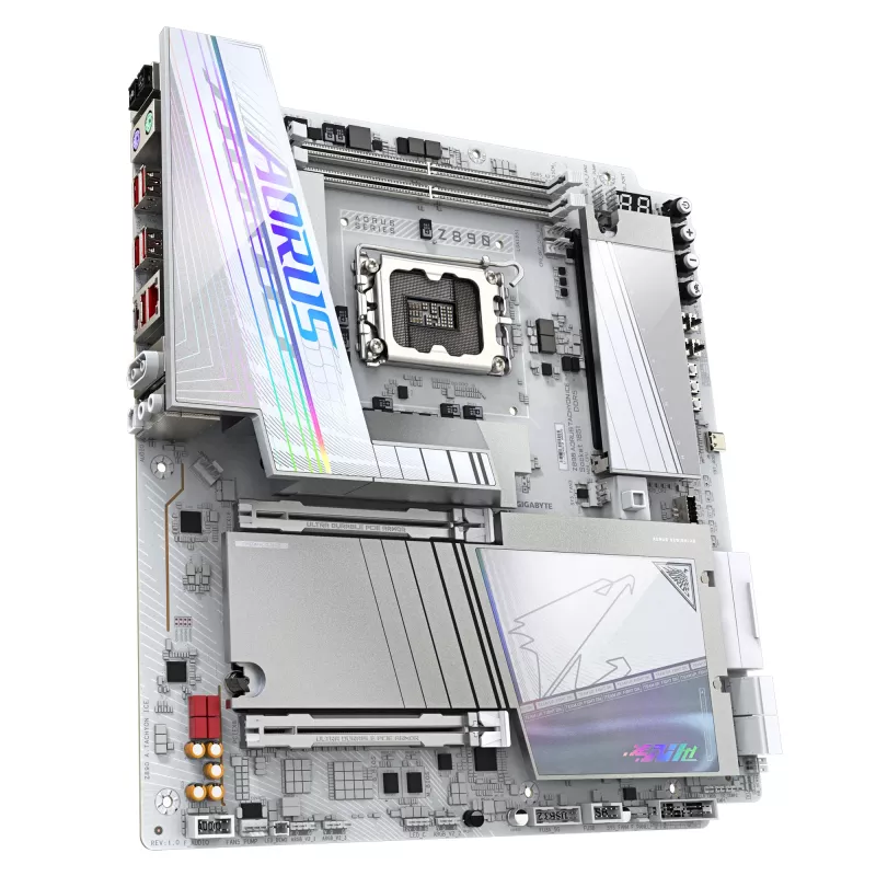 Placa-mãe Gigabyte AORUS Z890 TACHYON ICE - Chipset Z890 - LGA1851 - E-ATX