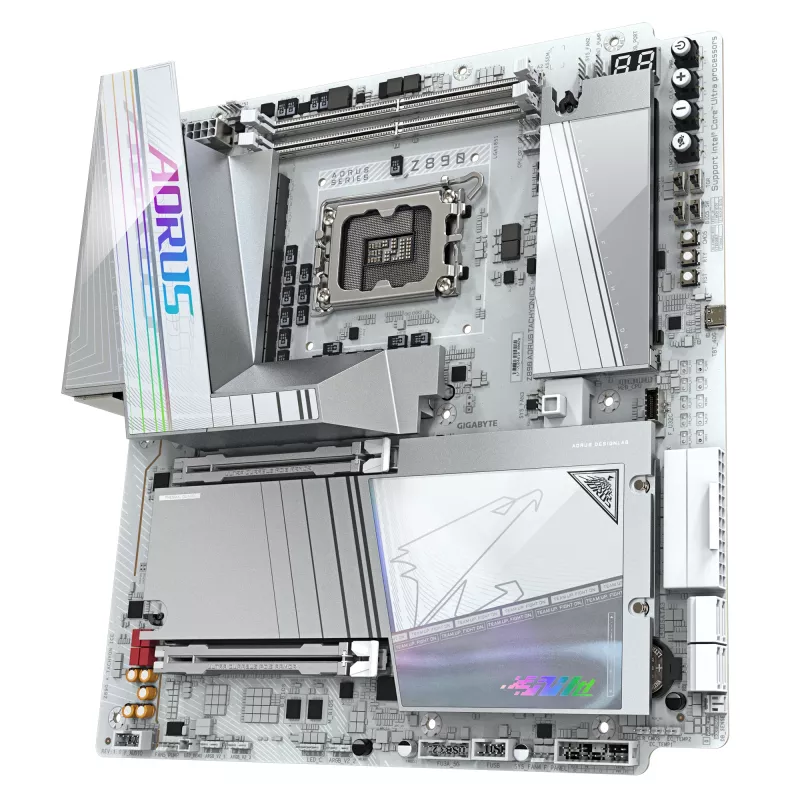 Placa-mãe Gigabyte AORUS Z890 TACHYON ICE - Chipset Z890 - LGA1851 - E-ATX