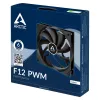 ARCTIC F12 PWM Ventoinha de caixa, 120 mm, preto, pack de 5 (ACFAN00145A)