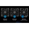 ARCTIC F12 PWM Ventoinha de caixa, 120 mm, preto, pack de 5 (ACFAN00145A)