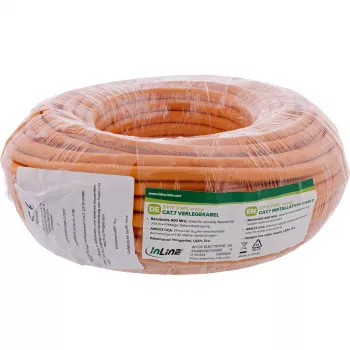 Cabo de rede InLine 70225I laranja 25 m Cat7 S/FTP (S-STP)
