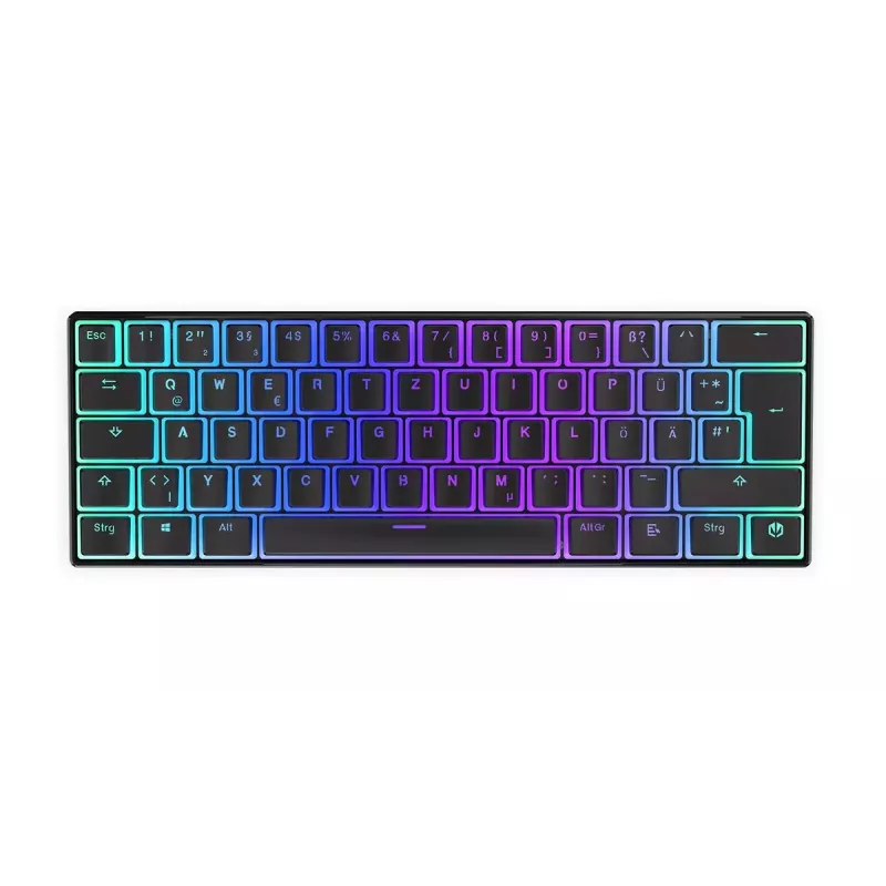 Teclado gaming ENDORFY Thock Compact RF Wireless USB QWERTZ 61 teclas RGB LED