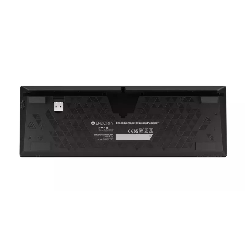 Teclado gaming ENDORFY Thock Compact RF Wireless USB QWERTZ 61 teclas RGB LED