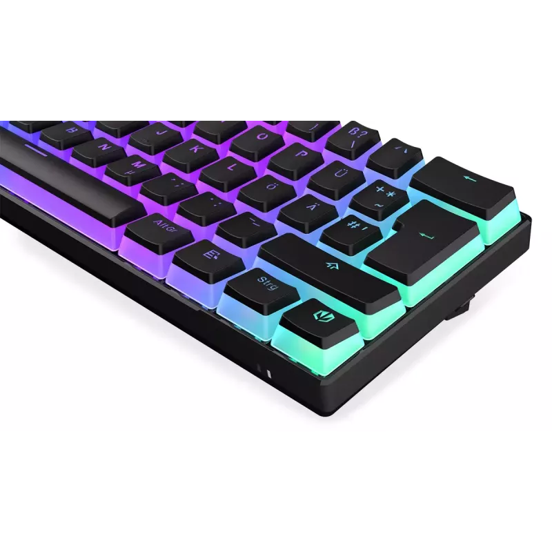 Teclado gaming ENDORFY Thock Compact RF Wireless USB QWERTZ 61 teclas RGB LED