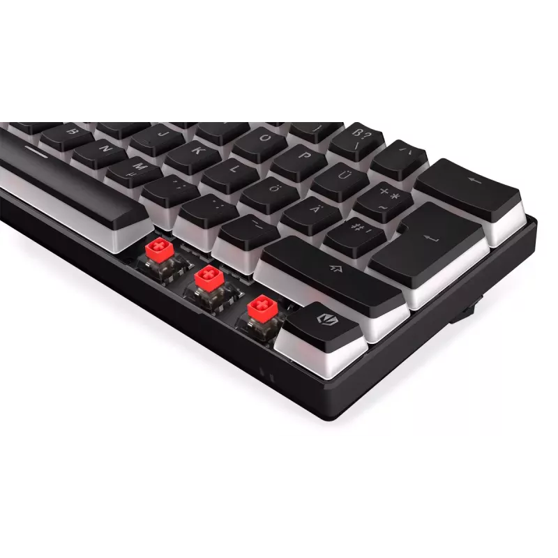 Teclado gaming ENDORFY Thock Compact RF Wireless USB QWERTZ 61 teclas RGB LED