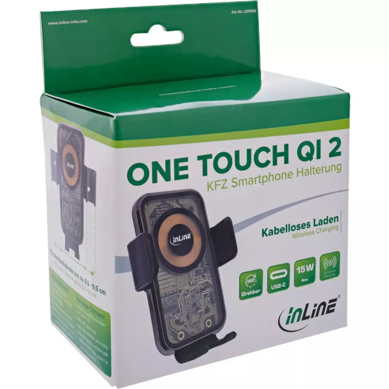 Suporte InLine 23156Q Suporte passivo Telemóvel/Smartphone preto, multicolor