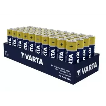 Pilha descartável Varta Longlife AA película 40