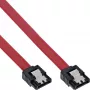 Cabo SATA InLine para ligações S-ATA 150 / 300 / 600 com bloqueio 0,7 m