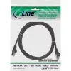 Cabo de rede F/UTP Cat.5e preto 3m InLine