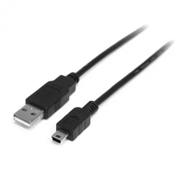 Cabo Mini-USB 2.0 StarTech.com 2m – A para Mini-B – M/M, 2 m, USB A, Mini-USB B, USB 2.0, ficha/ficha, preto