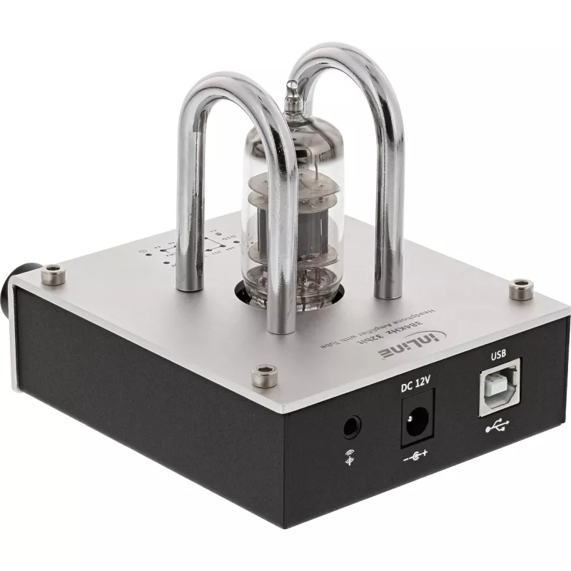 InLine AmpUSB, amplificador a válvulas DAC de áudio USB HiFi DSD Hi-Res AUDIO