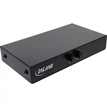 Comutador VGA InLine manual 2 portas 15 pinos Sub-D HD 1920 x 1440