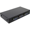 Comutador VGA InLine manual 2 portas 15 pinos Sub-D HD 1920 x 1440