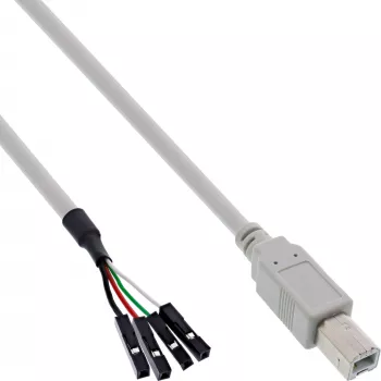 Cabo USB 2.0 InLine interno ficha USB B / ligação interna, 0,40 m