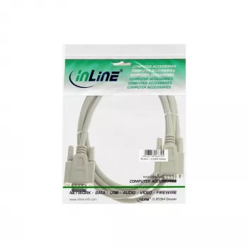 Cabo VGA 15 pinos HD ficha/ficha bege 2 m InLine 17712