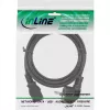 Cabo de alimentação InLine, CEE 7/7 angular / ficha IEC C13 de 3 polos, 7 m
