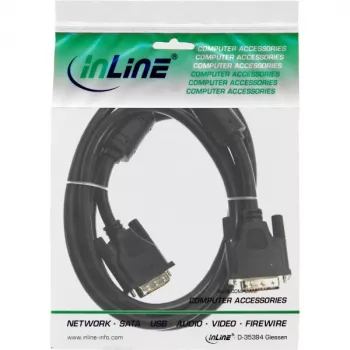 Cabo DVI-I 24+5 macho/macho Dual Link InLine 17793 3 m