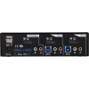 Comutador KVM de secretária InLine 2 portas DisplayPort hub USB 3.0 com áudio