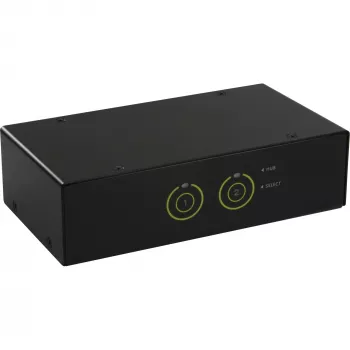 Comutador KVM de secretária InLine, 2 portas, HDMI, hub USB 3.0, com áudio
