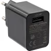 Adaptador de alimentação USB InLine Single, 100-240V para 5V/2,5A, preto