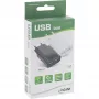 Fonte de alimentação USB InLine DUO, 2 portas 100-240VAC para 5V / 2.1A branco