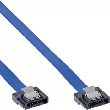Cabo SATA 6Gb/s InLine Conector Pequeno 0,3m com Bloqueios