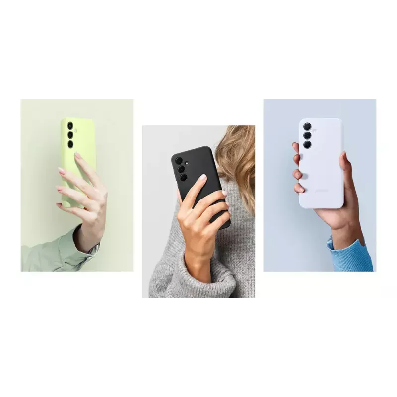 Capa para Telemóvel AVM Samsung EF-PA556 para Galaxy A55, Capa, compatível com ecrãs de 16,8 cm (6,6 polegadas), azul-claro