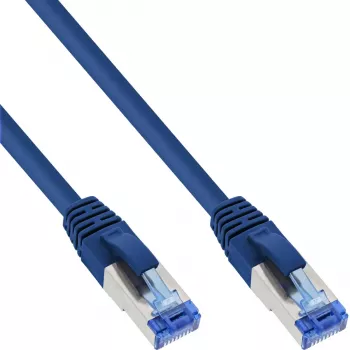 Cabo de rede InLine B-76811B azul 1 m Cat6a S/FTP (S-STP)