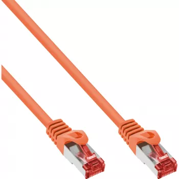 Cabo de rede InLine B-76411O laranja 1 m Cat6 S/FTP (S-STP)