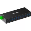 Hub de interface InLine 35396C USB 3.2 Gen 1 (3.1 Gen 1) Type-B 5000 Mbit/s preto