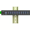 Hub de interface InLine 35396C USB 3.2 Gen 1 (3.1 Gen 1) Type-B 5000 Mbit/s preto