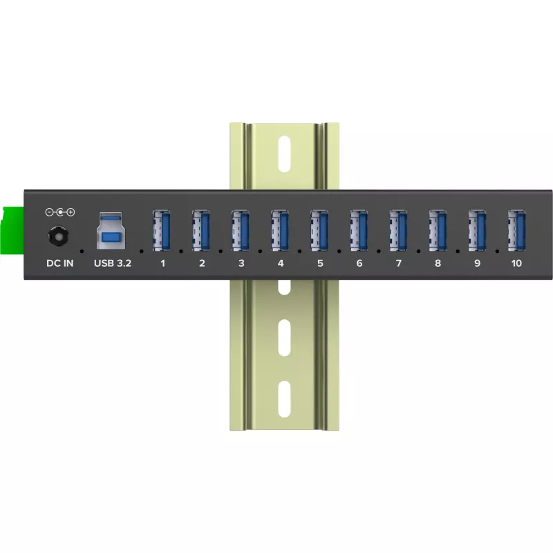 Hub de interface InLine 35396C USB 3.2 Gen 1 (3.1 Gen 1) Type-B 5000 Mbit/s preto
