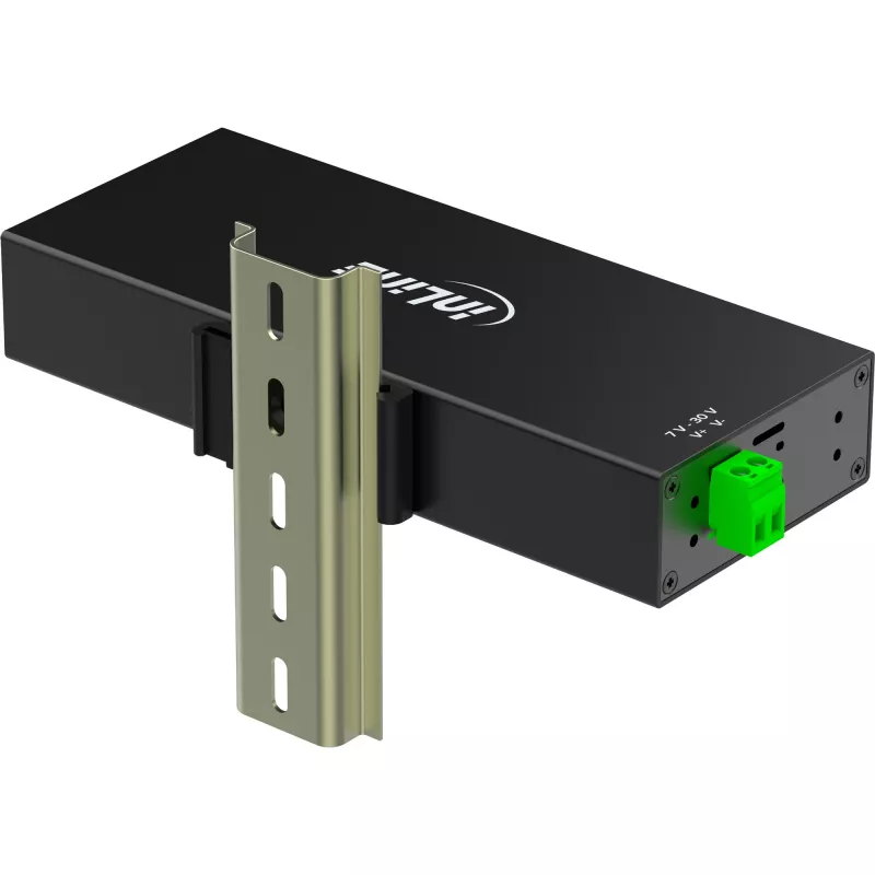 Hub de interface InLine 35396C USB 3.2 Gen 1 (3.1 Gen 1) Type-B 5000 Mbit/s preto