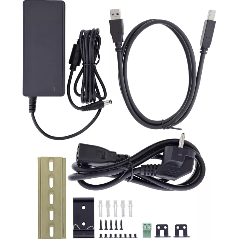 Hub de interface InLine 35396C USB 3.2 Gen 1 (3.1 Gen 1) Type-B 5000 Mbit/s preto