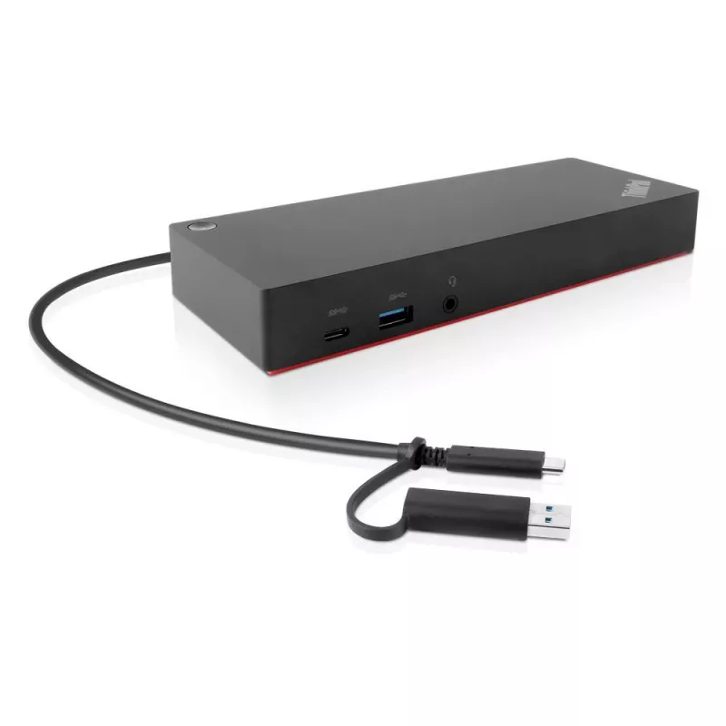 Lenovo ThinkPad Hybrid USB-C with USB-A Dock 40AF0135US estação de acoplamento, USB 3.1 Gen 2, 2x HDMI, 2x DP, 1GbE, 135 W, versão US