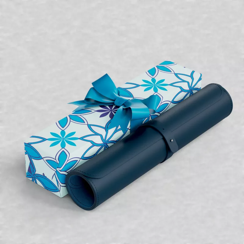 Tapete de secretária LEITZ Large Desk Mat, PVC, azul-escuro, 400 x 800 x 2 mm