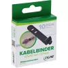 InLine 59972B abraçadeira de cabos abraçadeira para cabos de escada silicone preto 10 unid.