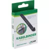 InLine 59972A abraçadeira de cabos abraçadeira para cabos de escada silicone preto 10 unid.