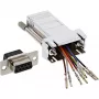 Adaptador InLine DB9 fêmea / RJ45 8P8C fêmea caixa com revestimento metálico 68889L