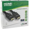 Cabo HDMI ativo InLine, HDMI High Speed com Ethernet, M/M, trança de nylon, 15m