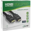 Cabo HDMI ativo InLine, HDMI High Speed com Ethernet, M/M, trança de nylon, 25m