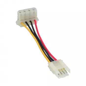 Adaptador de alimentação InLine interno fêmea Floppy / macho Molex 4 pinos 0,06 m