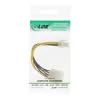 Adaptador de alimentação para placa-mãe InLine ATX 2.0/EPS 8 pinos / 12V ATX1.3 4 pinos 0,15m