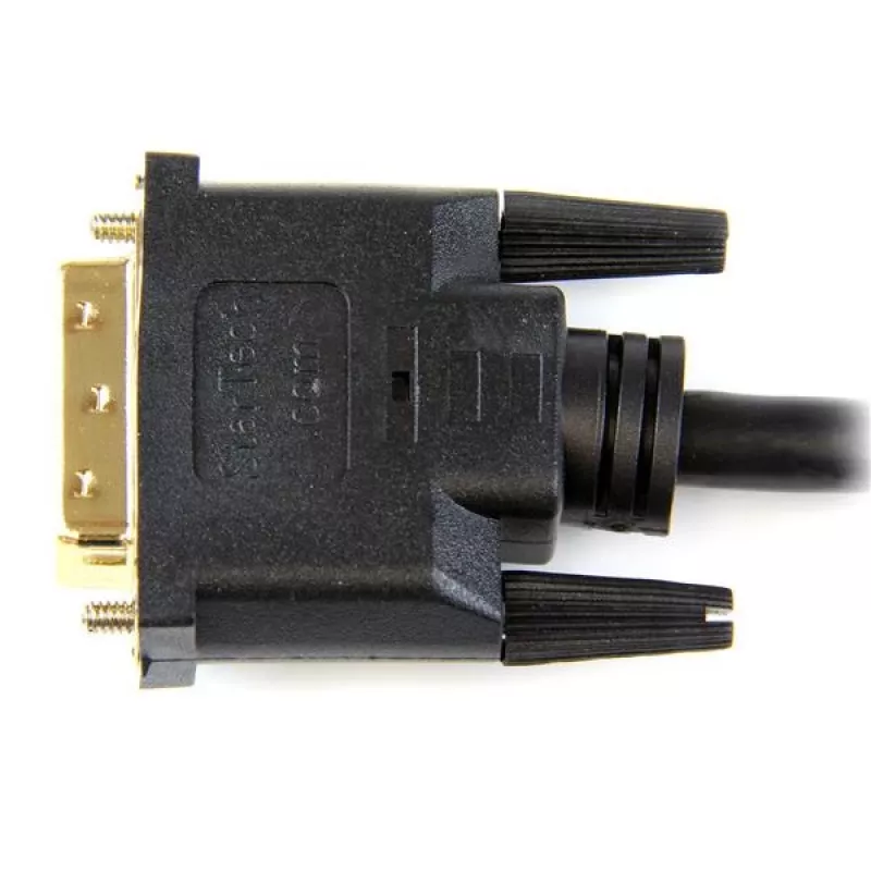 Cabo StarTech.com 1m HDMI® para DVI-D - M/M, 1 m, HDMI, DVI-D, dourado, preto, macho/macho